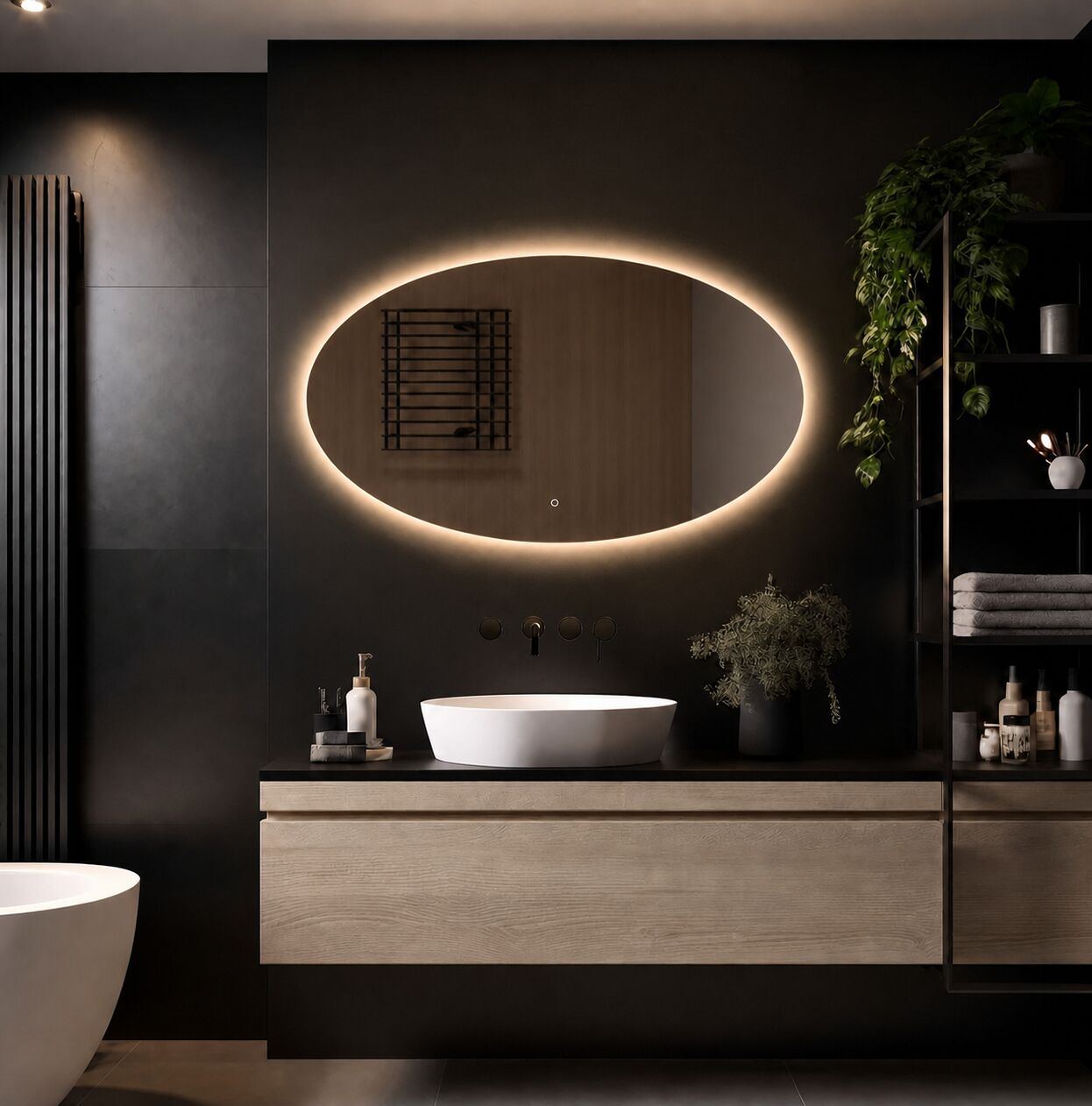 Badkamerspiegel Rondo 120×70
