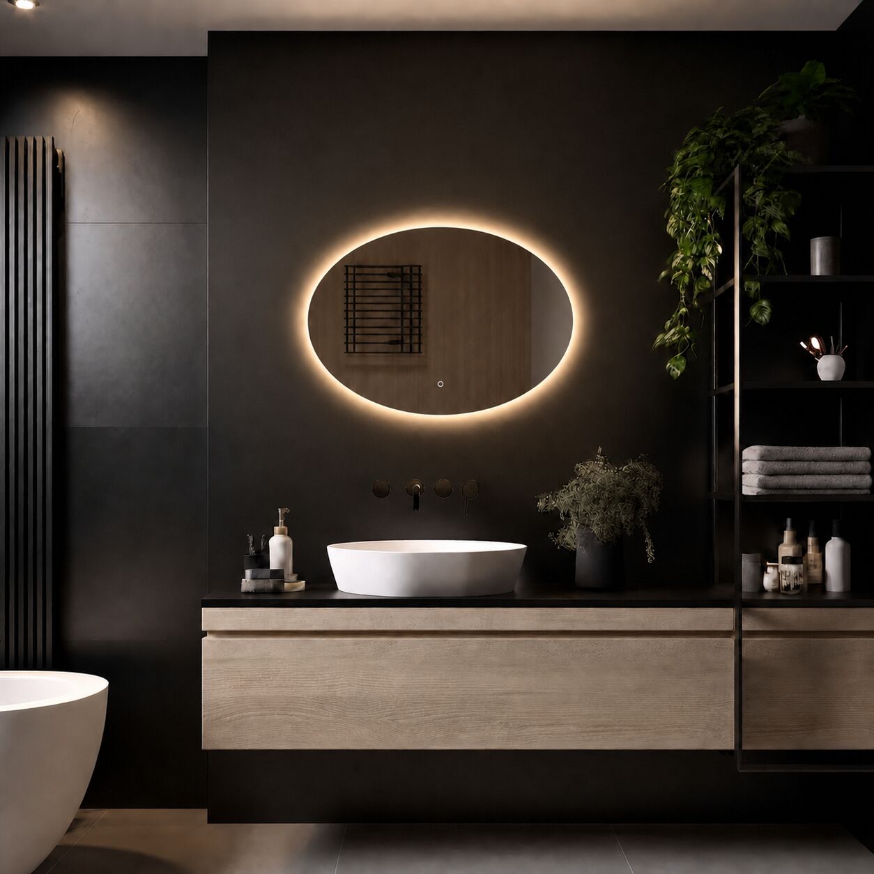 Badkamerspiegel Rondo 100×70