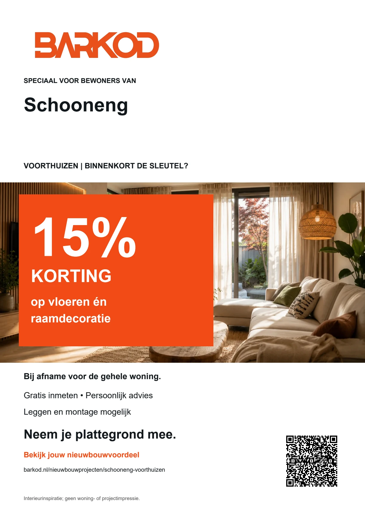 Nieuwbouwflyer Schooneng in Voorthuizen