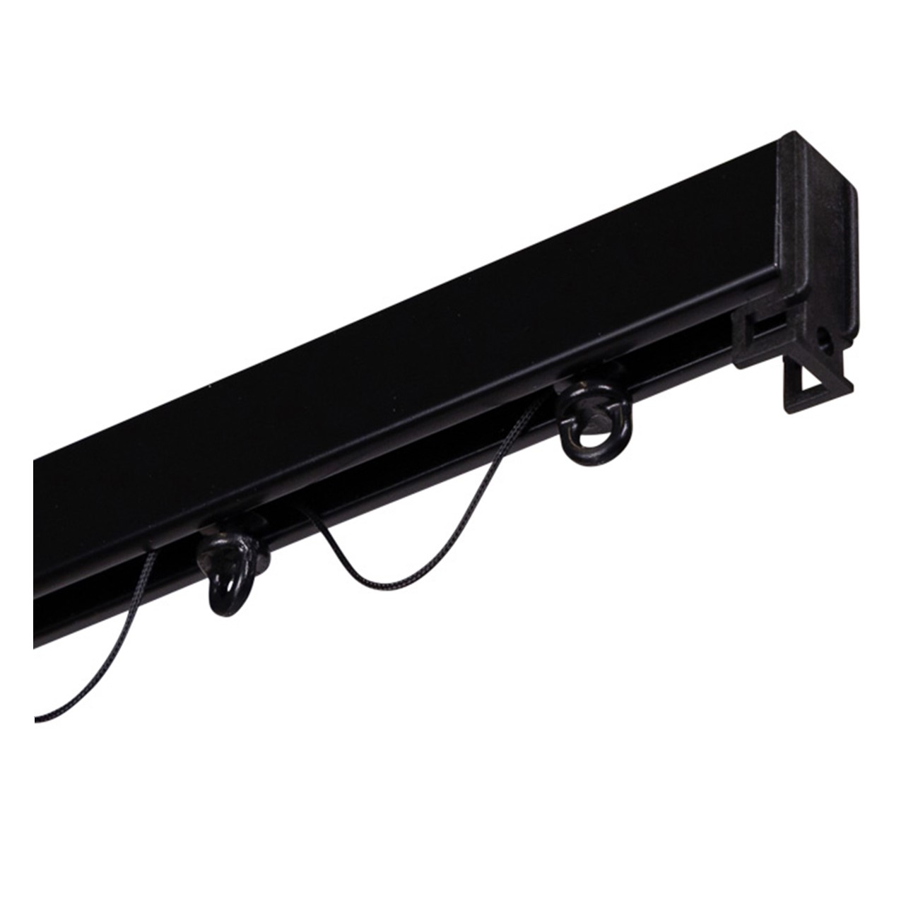 BARKOD Select Hoge Wave Gordijnrails – Zwart · Decomaxx
