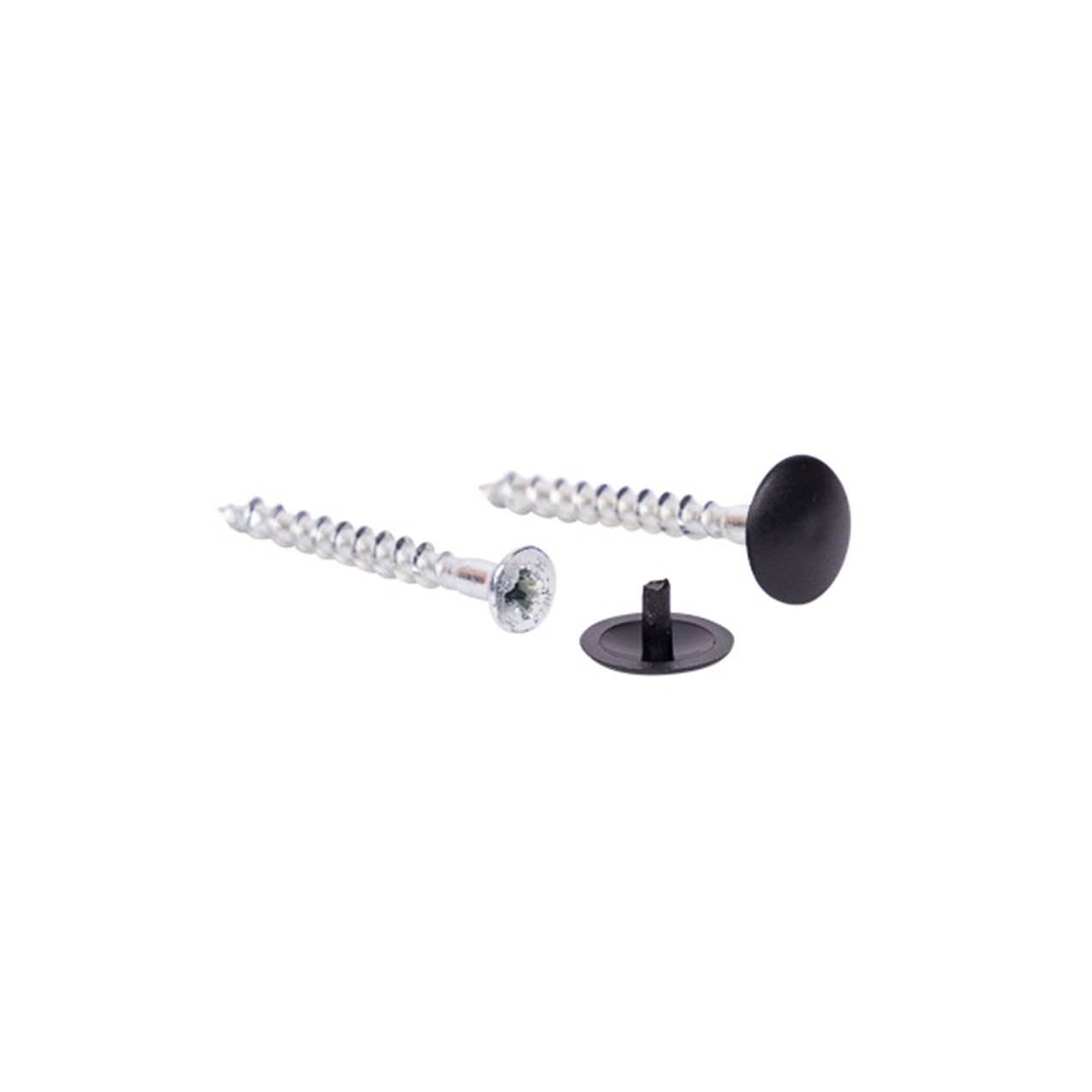 BARKOD Select Schroef 4×40 mm met afdekkapje – Zwart