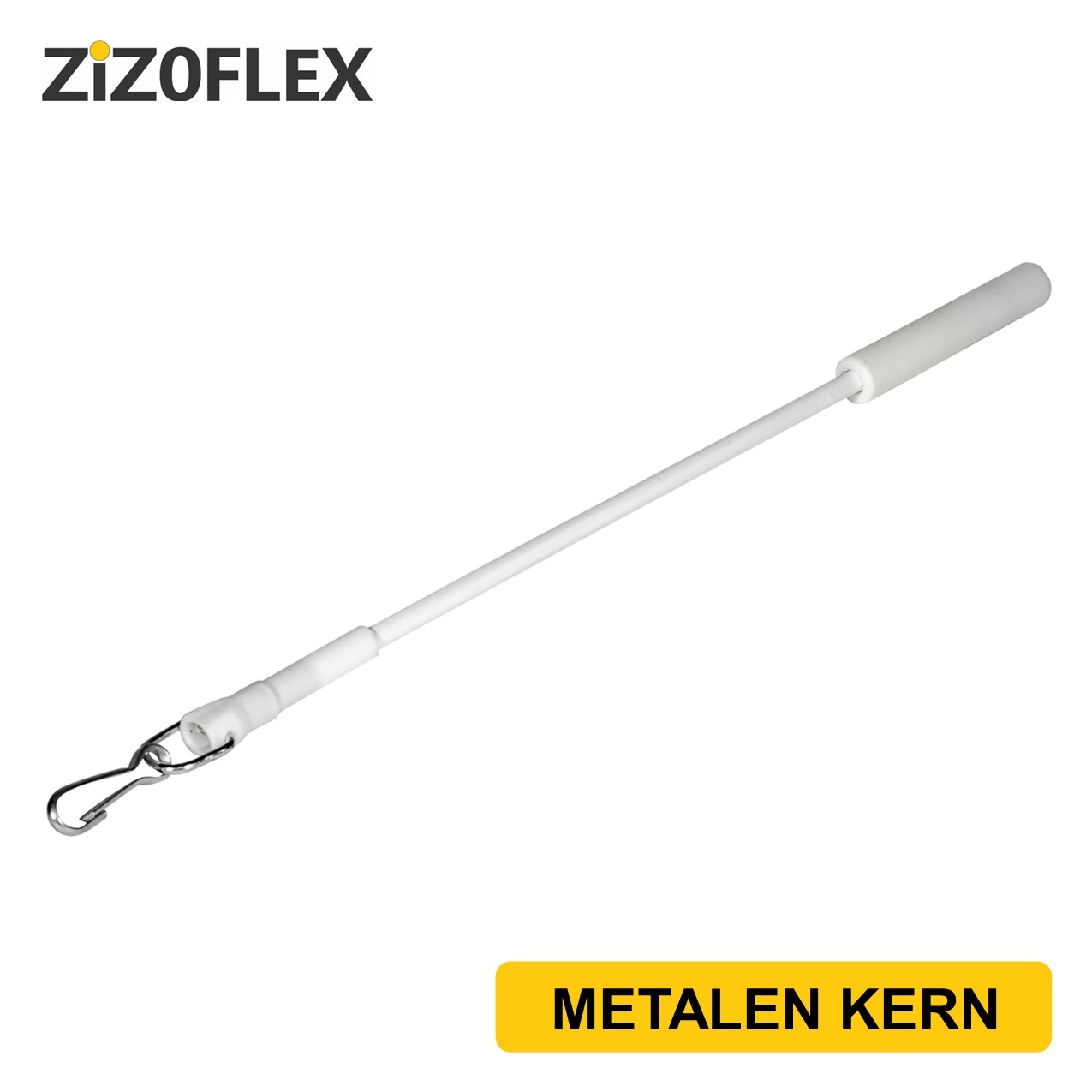 BARKOD Select ZIZOFLEX Gordijn trekstang 120 cm – Wit