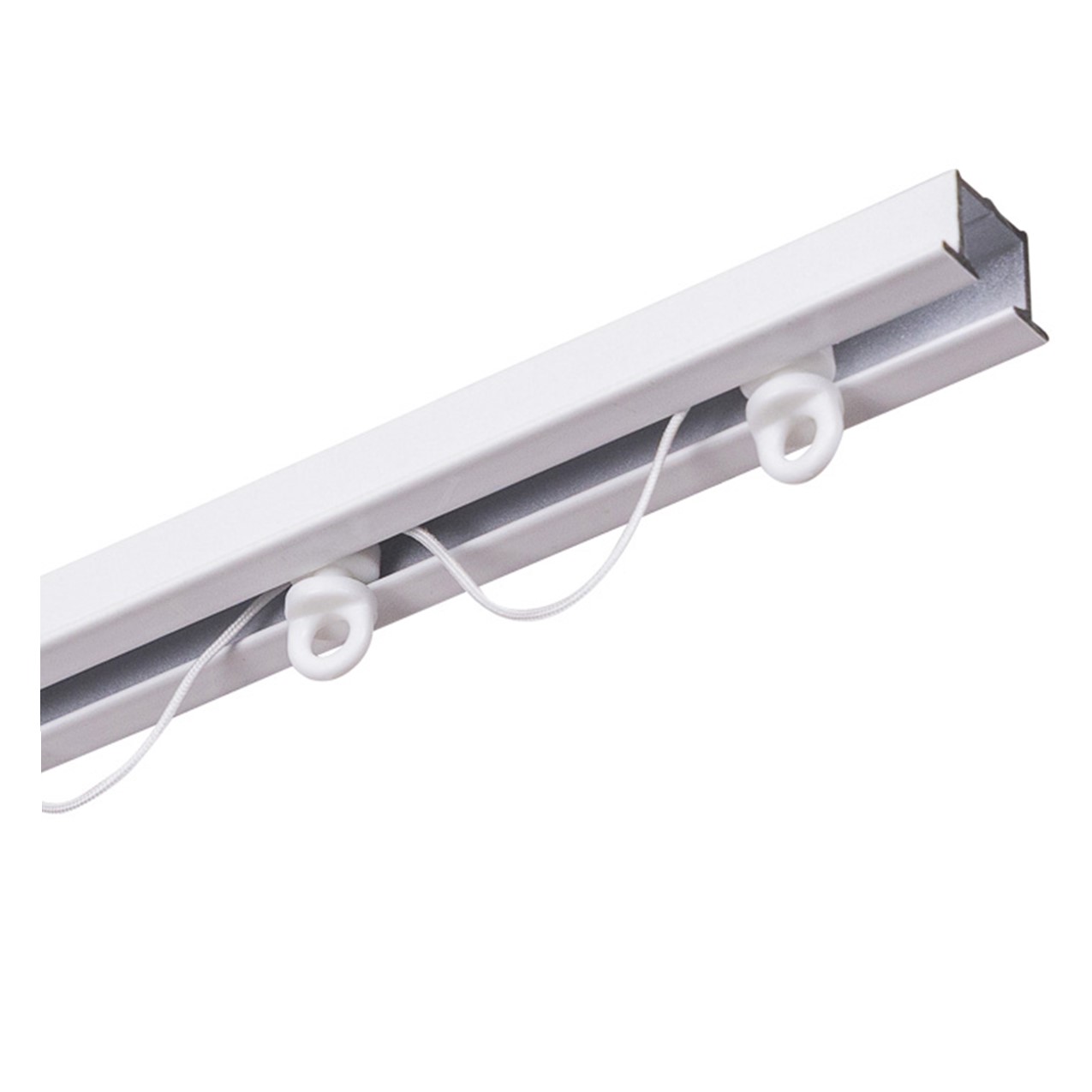 BARKOD Select Inbouw Wave Gordijnrails – Wit · Decomaxx