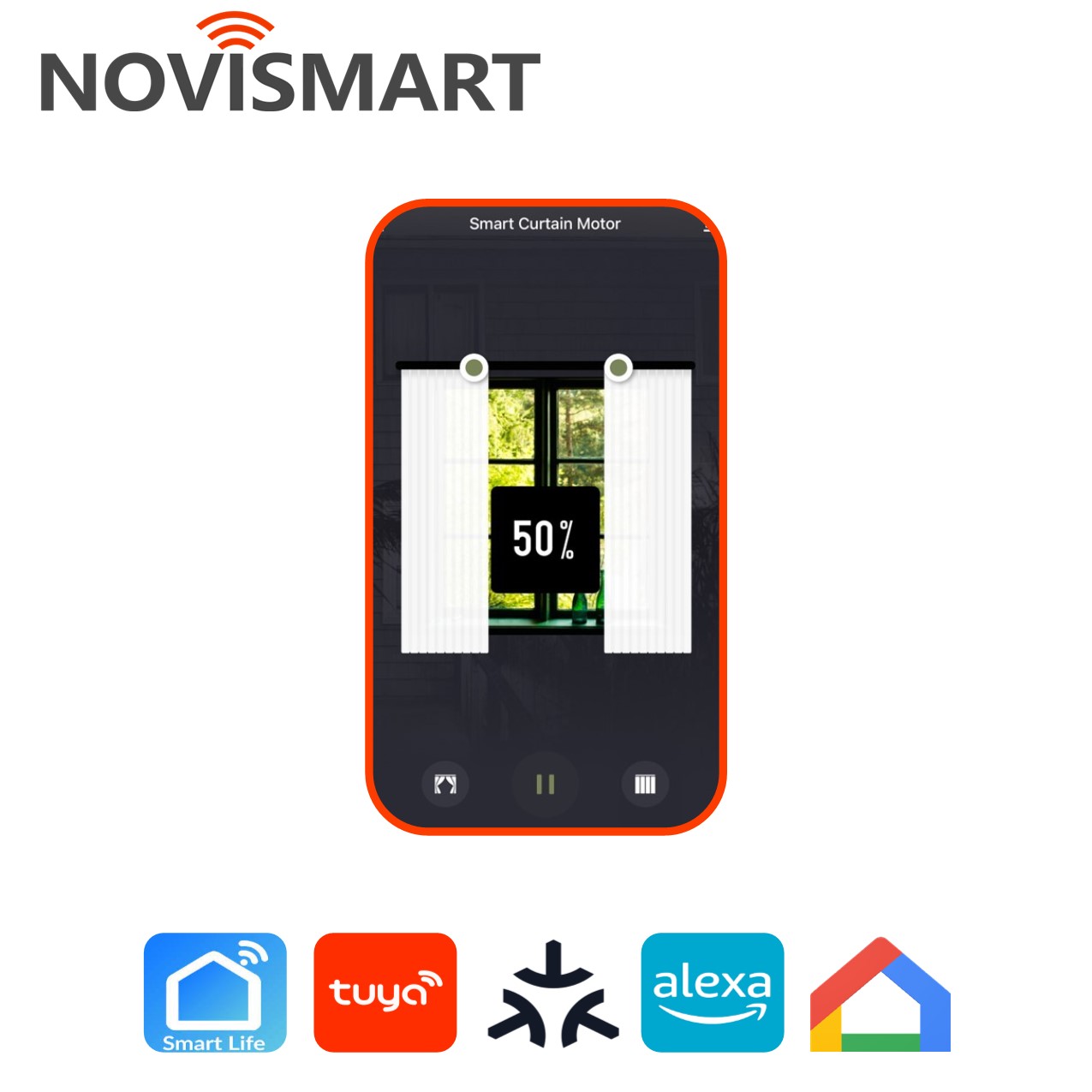 BARKOD Select Wifi App-bediening · Novismart