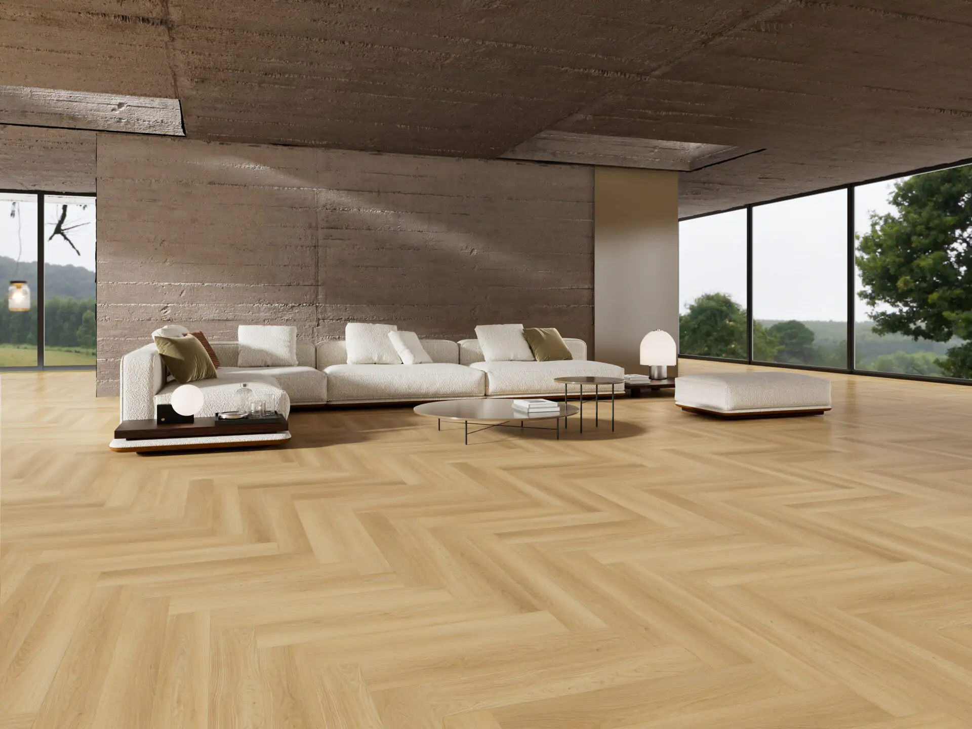 Maison Royale Collection Plak PVC Visgraat XL Natural Oak