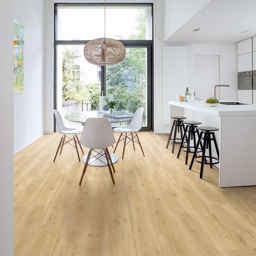 Drijvende beige eik