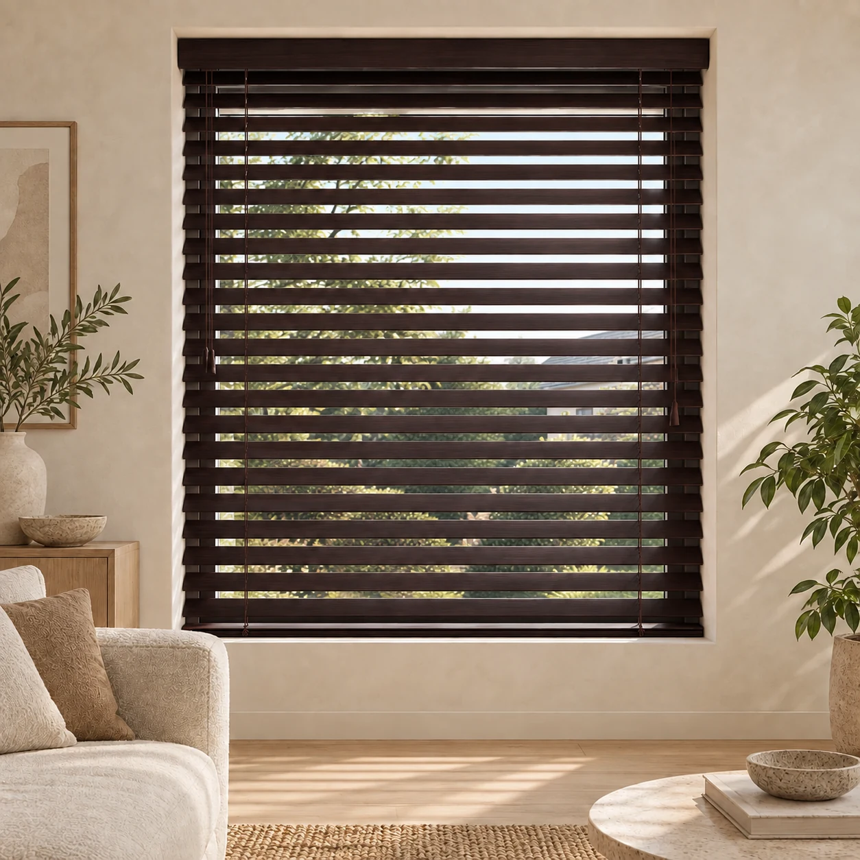 Houten Jaloezie 50 mm – Wengé Noir